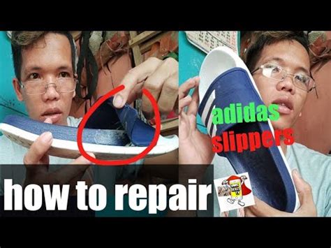 adidas slippers oprekken|original adidas slippers repair .